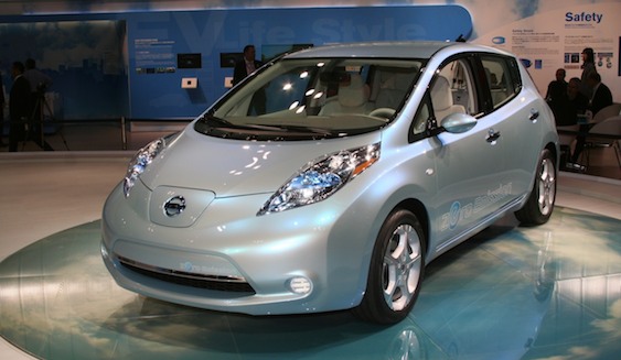 Elektrikli Nissan Leaf