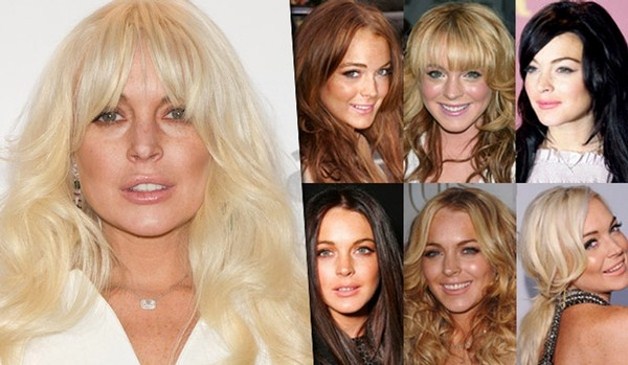 Lindsay Lohan'nın saç devrimleri