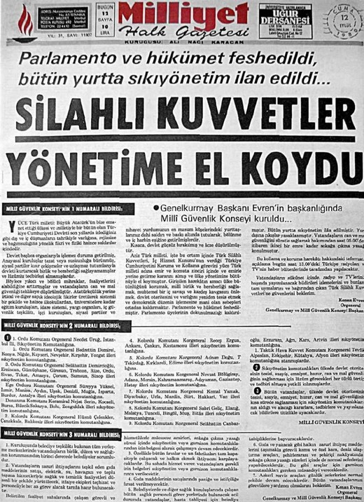 12 Eylül darbesi ve Türk medyası