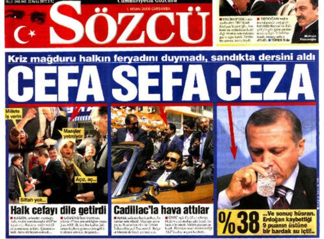 Sözcü Gazetesi Genel Yayın Yönetmeni