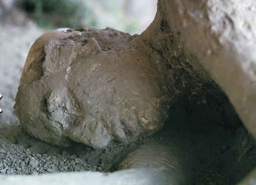 Taş kesilen şehir Pompei