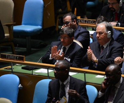 Dışişleri Bakanı Ahmet Davutoğlu'nun BM teması