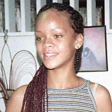 Rihanna'nın çocukluk resimleri
