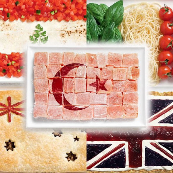 Türk Bayrağı'nı hiç böyle gördünüz mü?