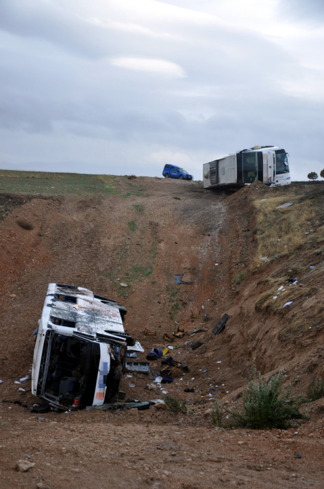 Kırşehir'de sıra sıra trafik kazası