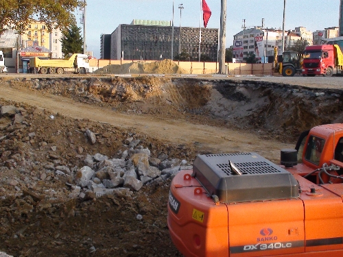 Taksim Stadı'nın kalıntılarına ulaşıldı