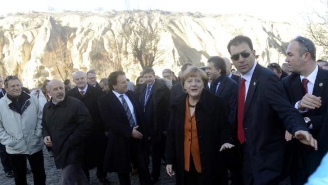 Merkel Kapadokya turunda