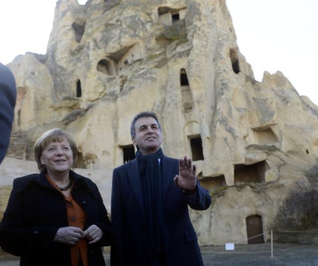 Merkel Kapadokya turunda