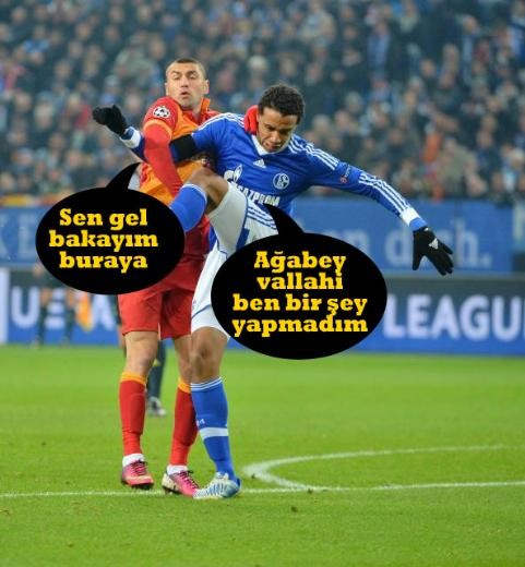 Schalke 04 - Galatasaray maçının fotoromanı