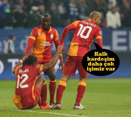 Schalke 04 - Galatasaray maçının fotoromanı