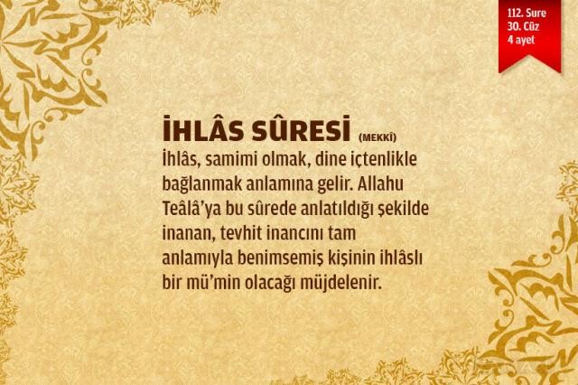 Sûre isimlerinin manalarını biliyor musunuz? Sayfa - 113 - Haberler