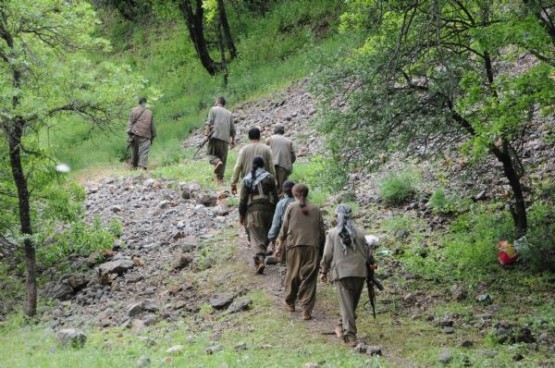 PKK'nın çekilme fotoğrafları ortaya çıktı