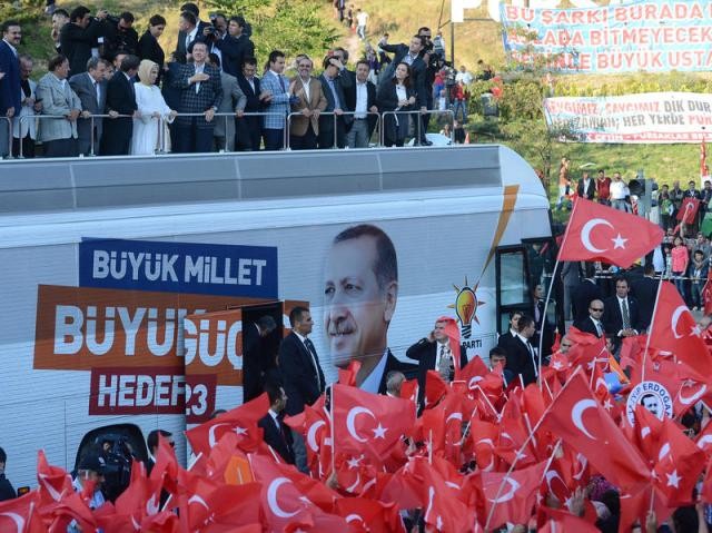 Ankara'da Başbakan Erdoğan'ı karşılama