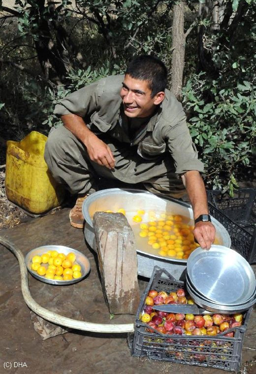 İşte çekilen PKK'lıların toplandığı kamp