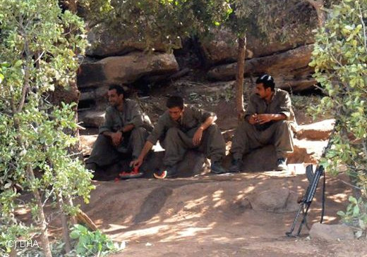 İşte çekilen PKK'lıların toplandığı kamp