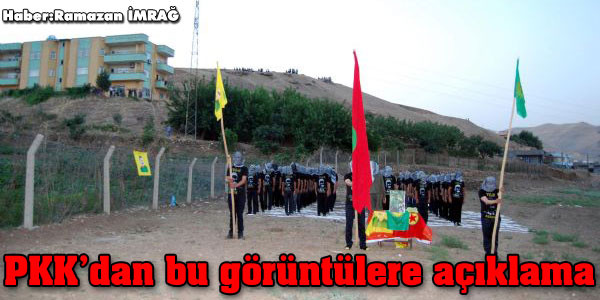 PKK'dan o görüntülere açıklama