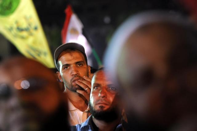 Mursi taraftarlarının gözyaşları