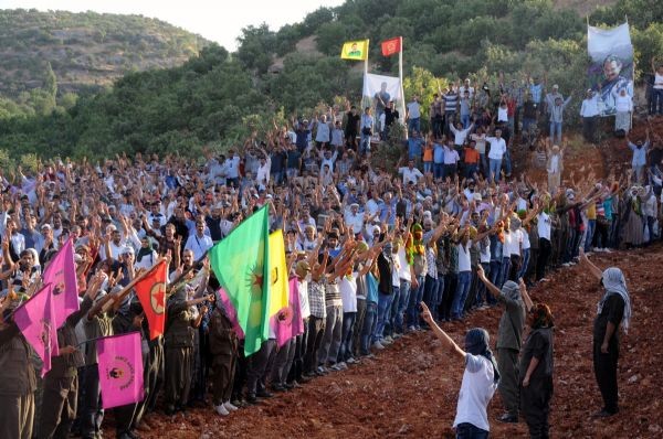 PKK şehitliği açıldı