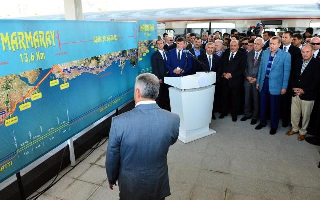 Başbakan Erdoğan, Marmaray'ın test sürüşüne katıldı