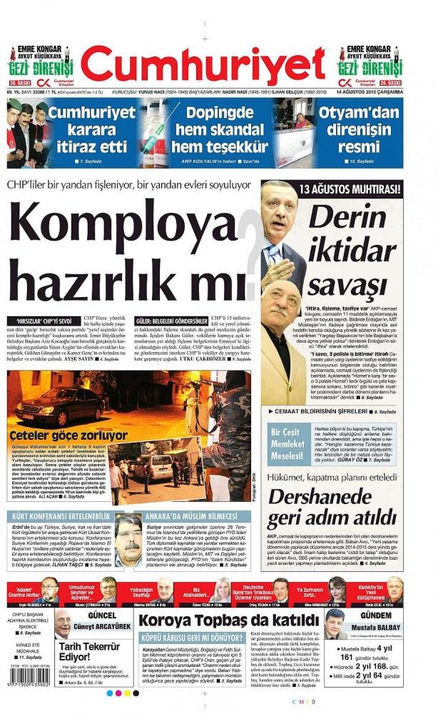 Türkiye'de gazeteler birleşti