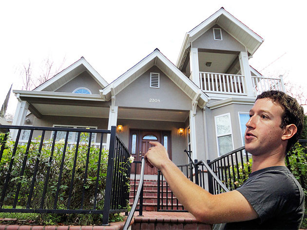 Mark Zuckerberg'in evini gördünüz mü?