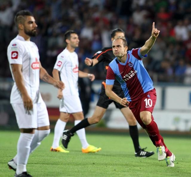 Trabzonspor - Çaykur Rizespor maçından kareler