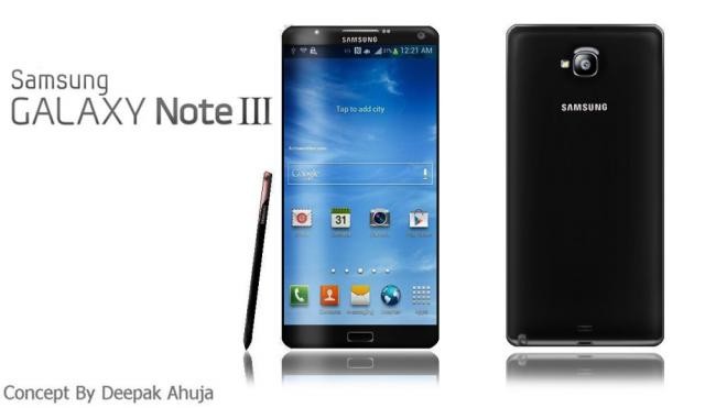 Galaxy Note III ortaya çıktı