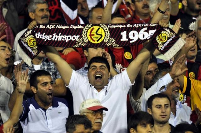 Eskişehirspor - Galatasaray maçından kareler