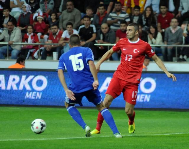 Romanya - Türkiye maçından kareler