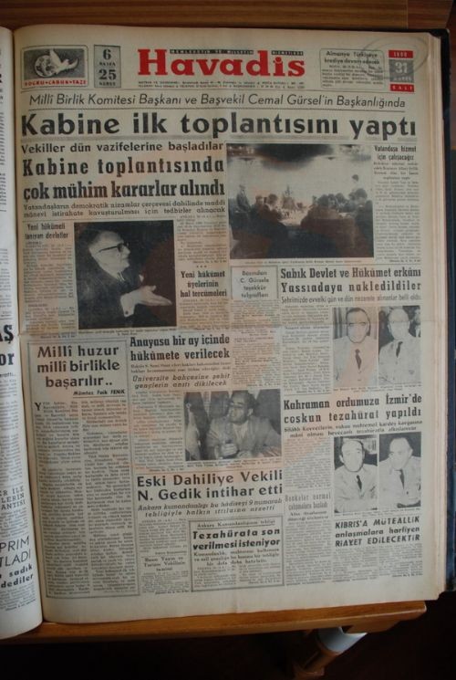 27 Mayıs Darbesi'nin gazete manşetleri