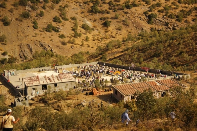 5 bin kişi ile PKK şehitliği açıldı