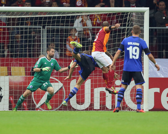 Galatasaray Kopenhag'ı 3 golle devirdi