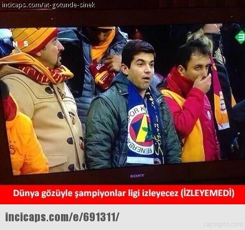 Galatasaray-Juventus maçı sonrası CAPS'ler