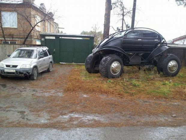 Rus genci kendi otomobillini yaptı