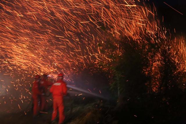 Rize'de yangın korkuttu