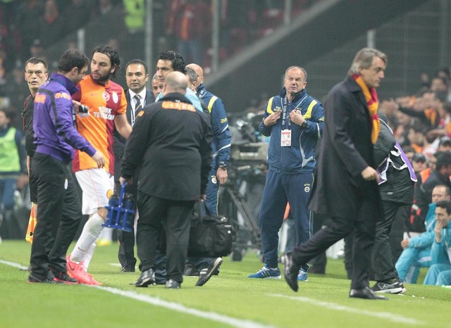 Galatasaray - Fenerbahçe derbi görüntüleri