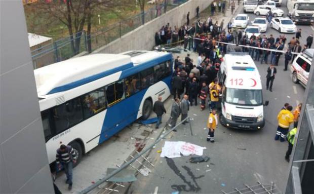 Ankara'da feci kaza