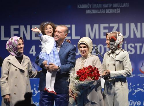Erdoğan ailesinin mutlu günü