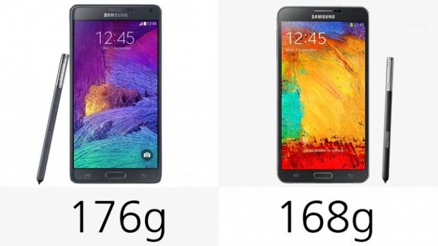 Galaxy Note 4 ve Galaxy Note 3 karşılaştırması