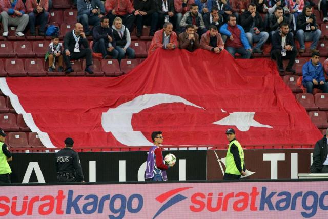 Trabzonspor - Gaziantepspor karşılaşmasından kareler
