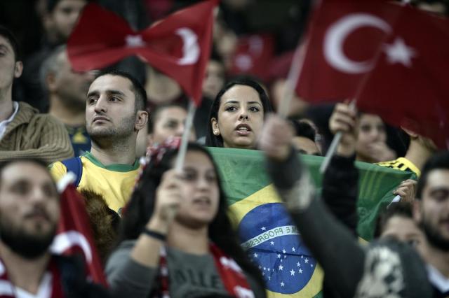 Türkiye Brezilya maçından önemli kareler