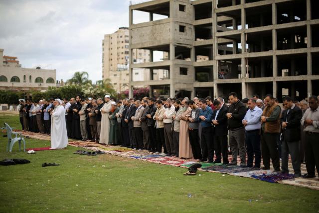 Gazze'de yağmur duası