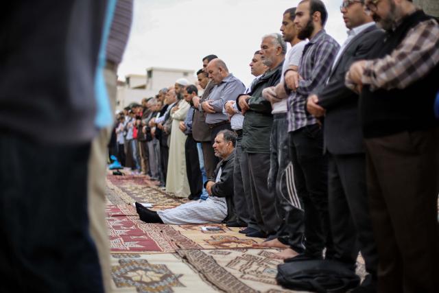 Gazze'de yağmur duası