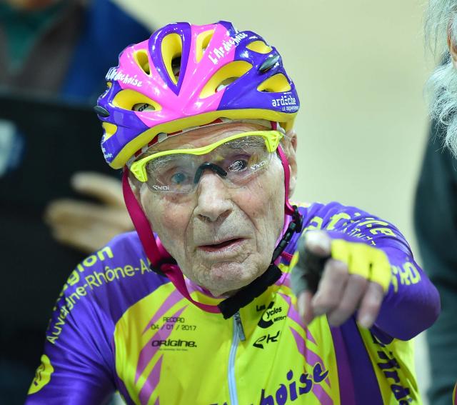 105 yaşındaki Robert Marchand rekor kırdı