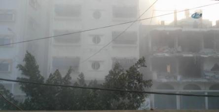 testİsrail sivillerin yaşadığı evi vurdu