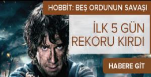 &quot;Hobbit: Beş Ordunun Savaşı&quot; ilk 5 gün rekoru kırdı
