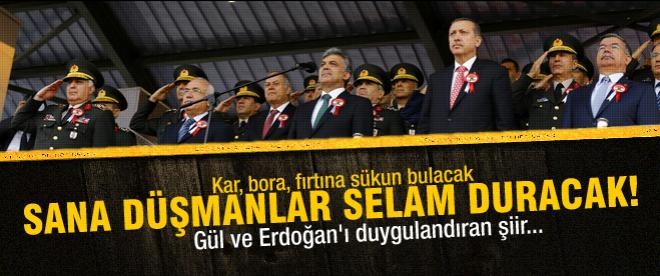 Gül ve Erdoğan'ı duygulandıran şiir