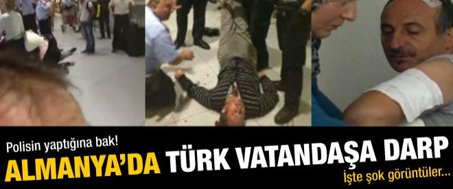 Almanya'da Türk vatandaşına polis şiddeti