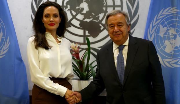 Angelina Jolie, Antonio Guterres`i ziyaret etti