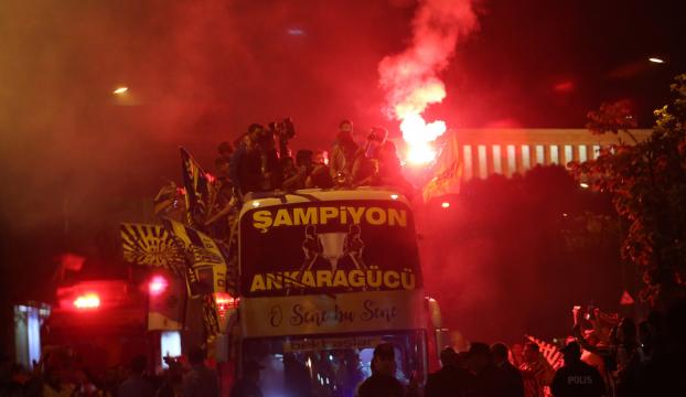 MKE Ankaragücü şampiyonluğu kutladı